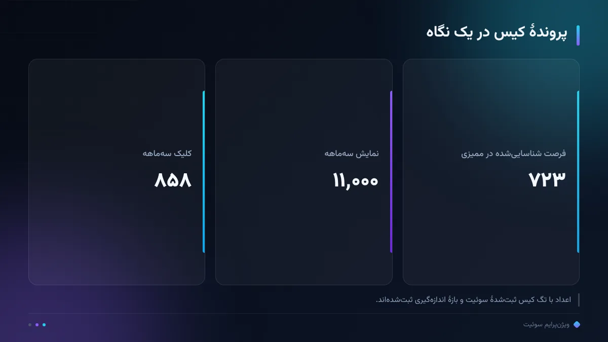 پروندهٔ کیس در یک نگاه