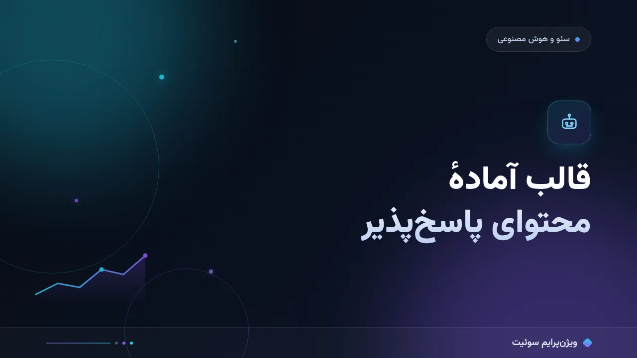 قالب آماده برای الگوی محتوای پاسخ‌پذیر؛ کپی کنید و اجرا کنید