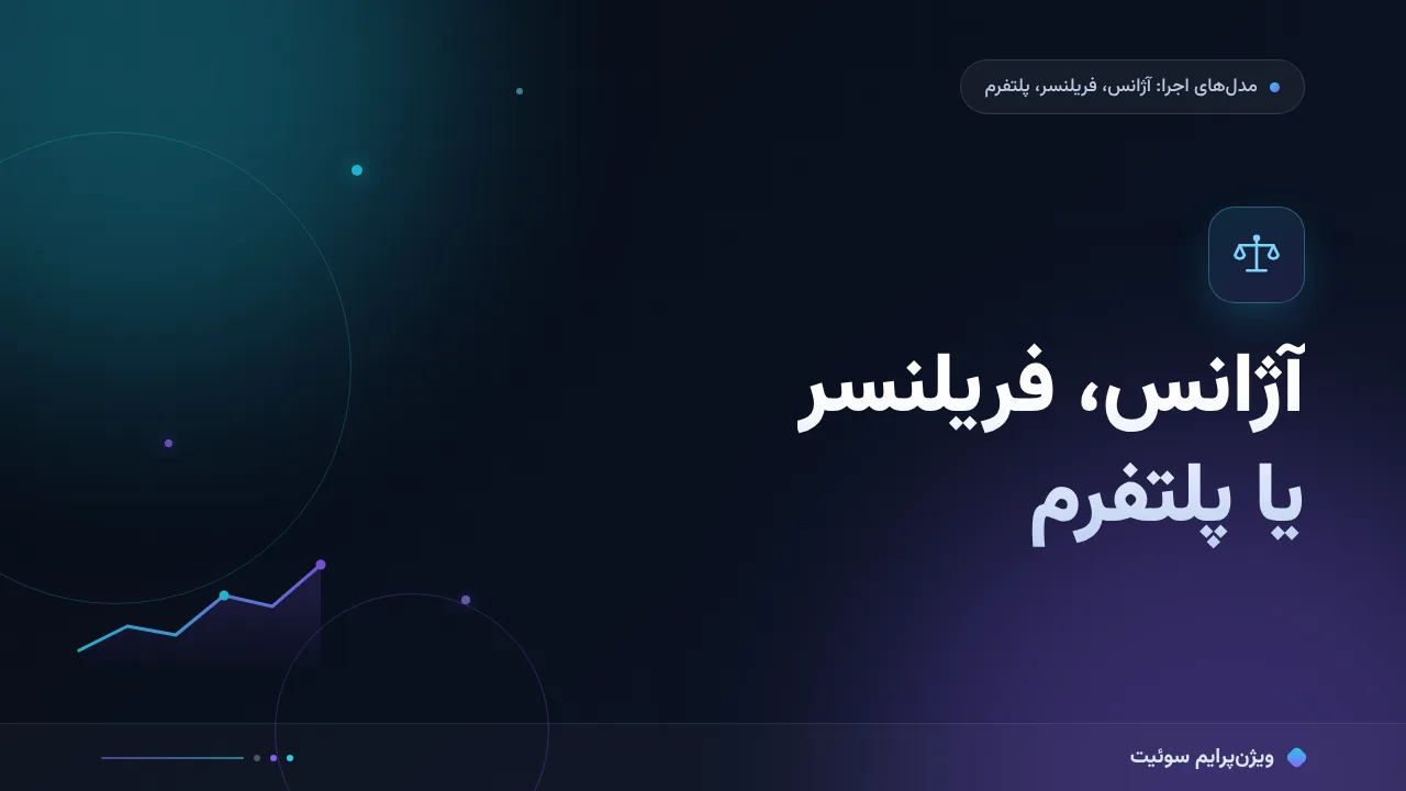 مقایسهٔ کامل آژانس، فریلنسر یا پلتفرم؛ کدام برای شما مناسب است؟