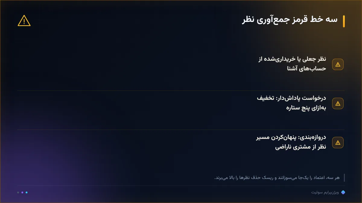 سه خط قرمز جمعآوری نظر