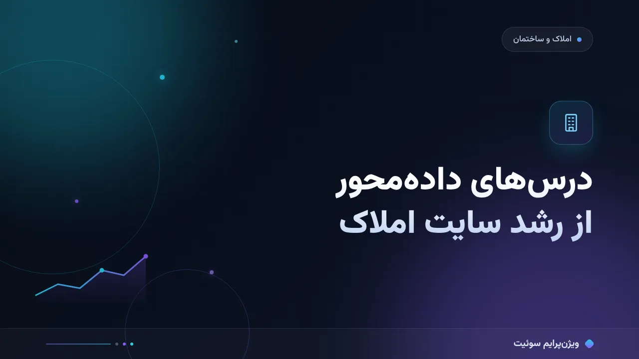درس‌های داده‌محور از کیس سئو املاک و ساختمان؛ مسیر رشد قدم‌به‌قدم