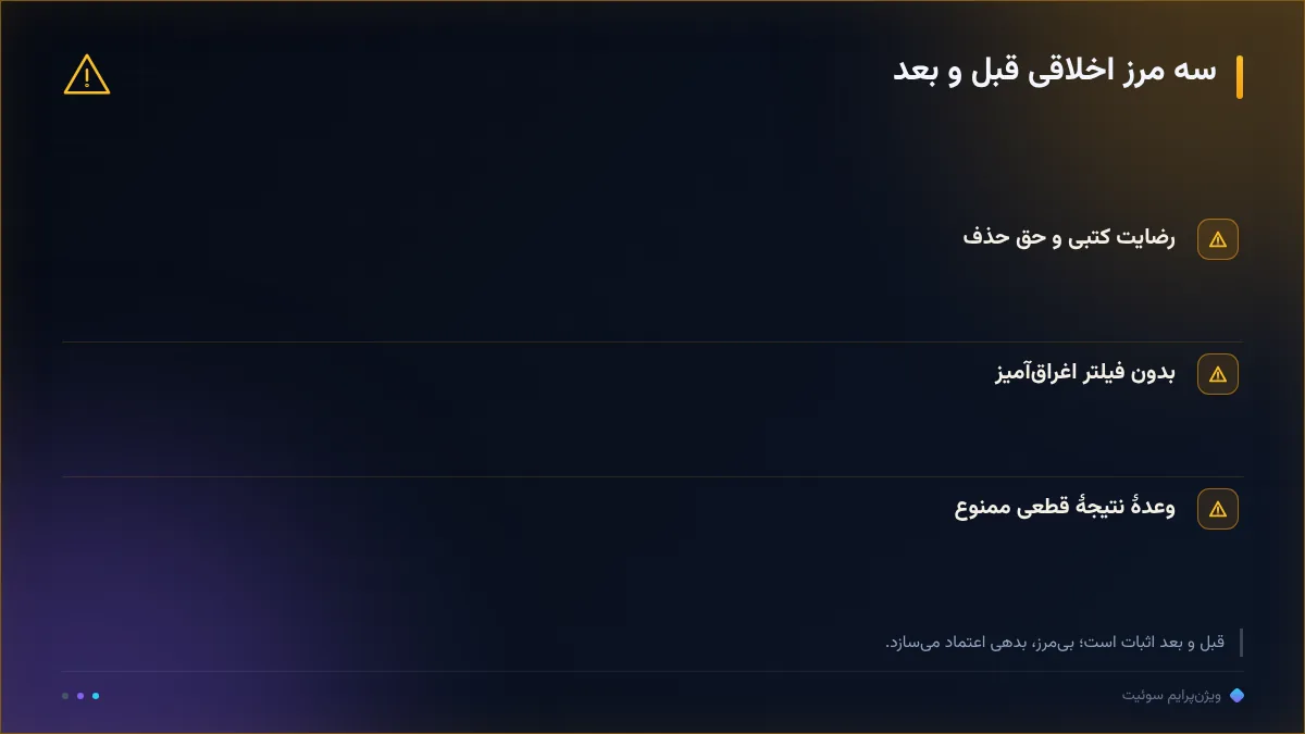 سه مرز اخلاقی قبل و بعد