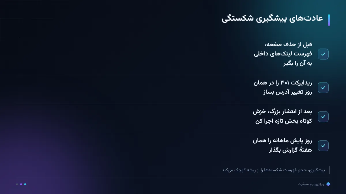 عادتهای پیشگیری شکستگی