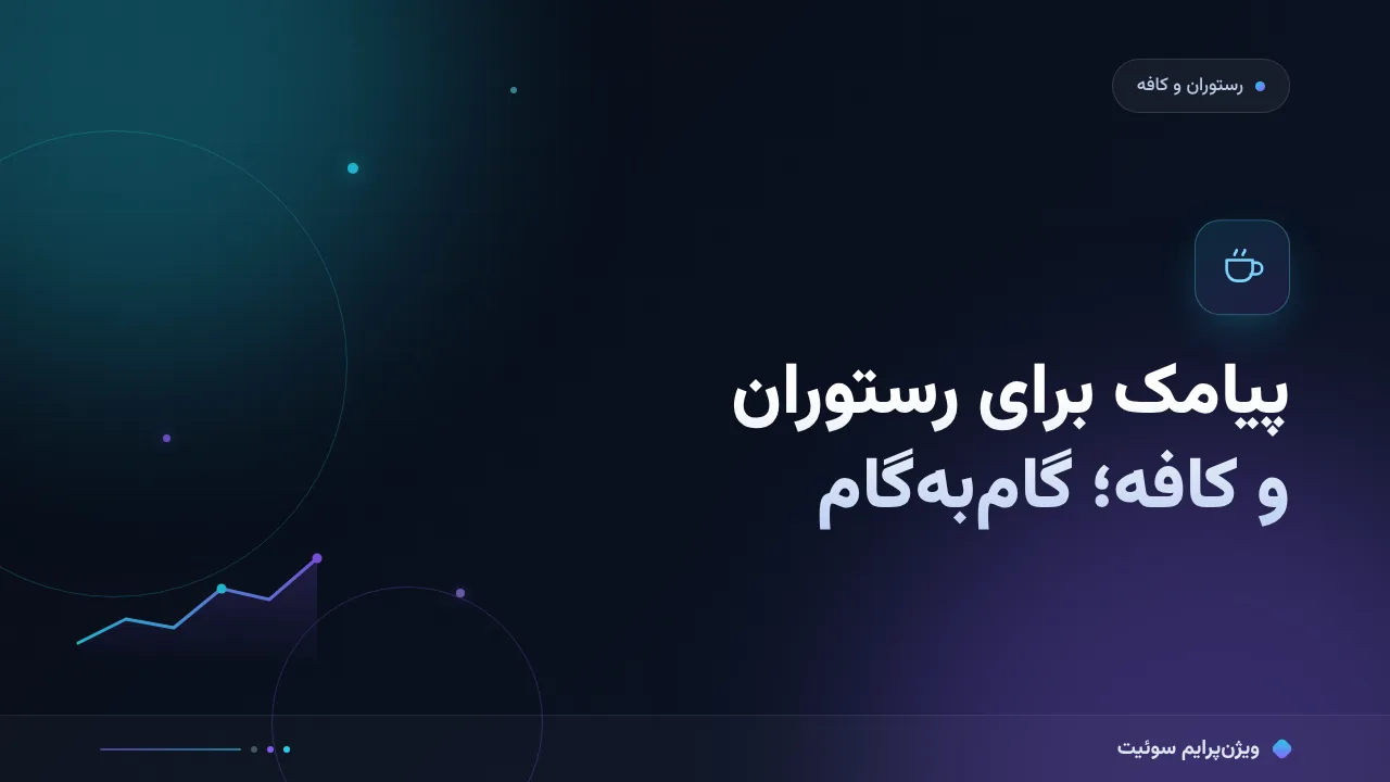 پیامک برای رستوران و کافه؛ آموزش گام‌به‌گام بازگشت مشتری