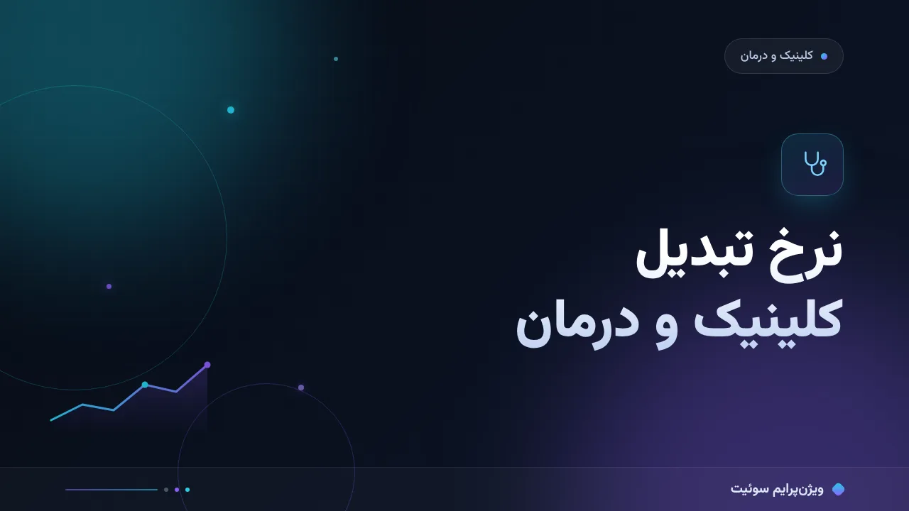 نرخ تبدیل کلینیک و درمان؛ از جستجو تا نوبت