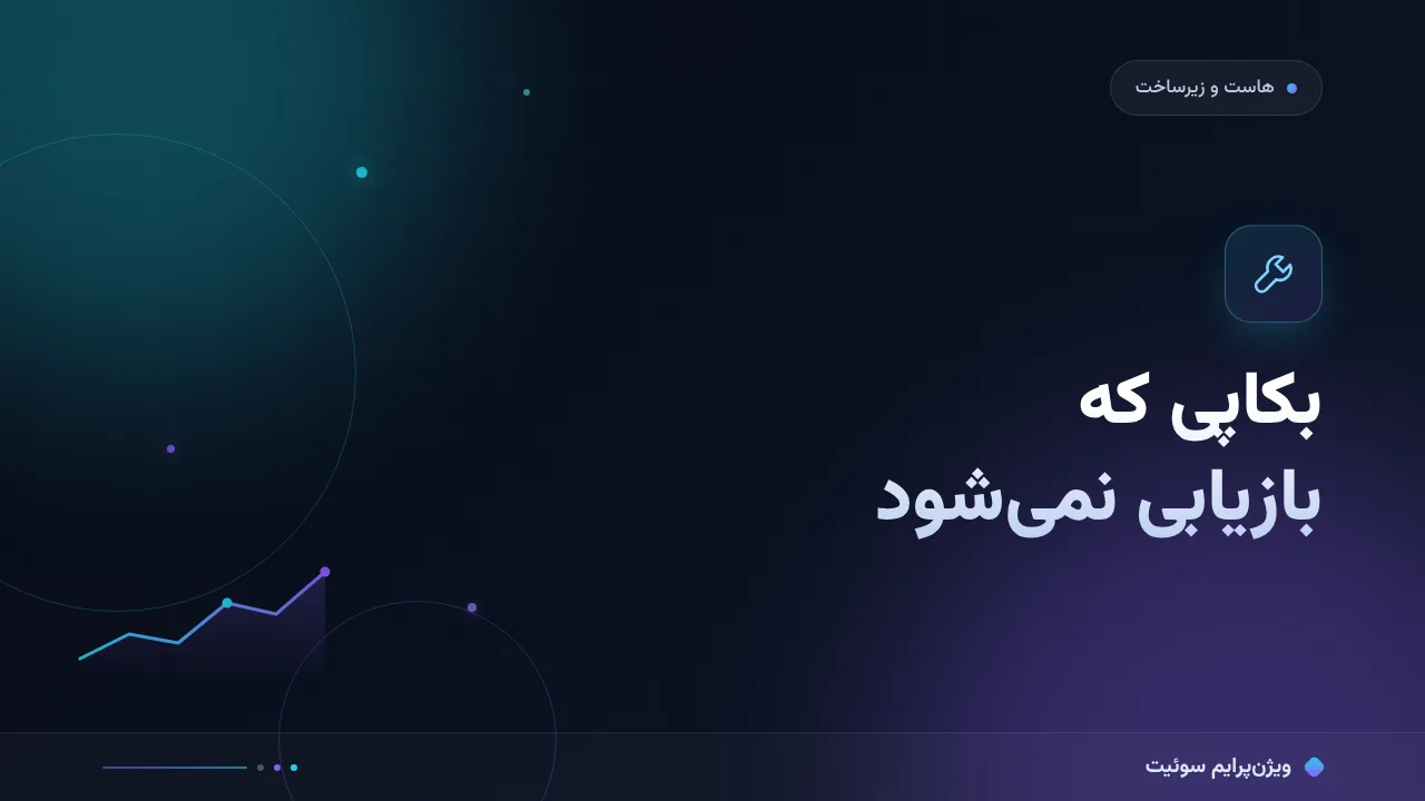 چرا بکاپ سمت هاست نتیجه نمی‌دهد؟ علت‌های پنهان